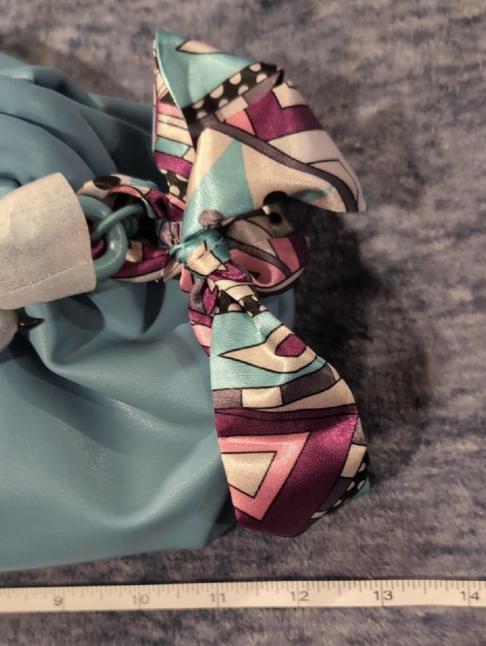 Badgley Mischka NWT Pouch Shoulder Bag With Scarf - Picture 14 of 15